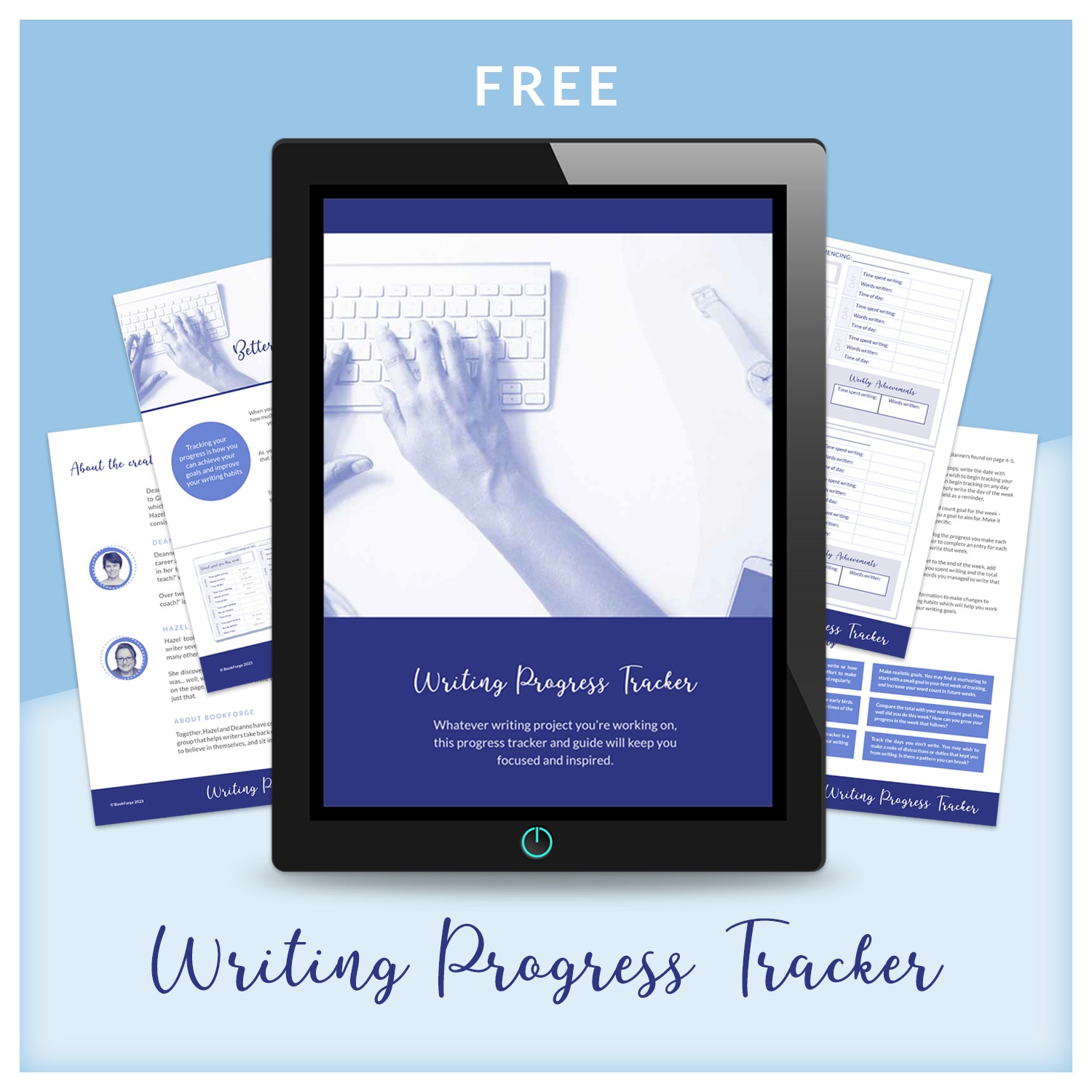 FREE progress tracker for Writers